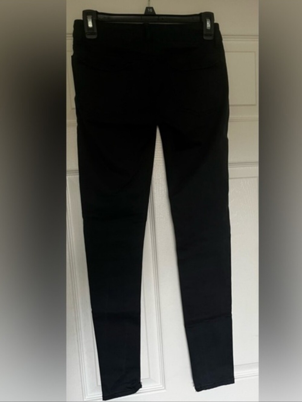 American Eagle Outfitters Black Skinny Moto Zip Pocket Ponte Pants - Picture 4 of 5
